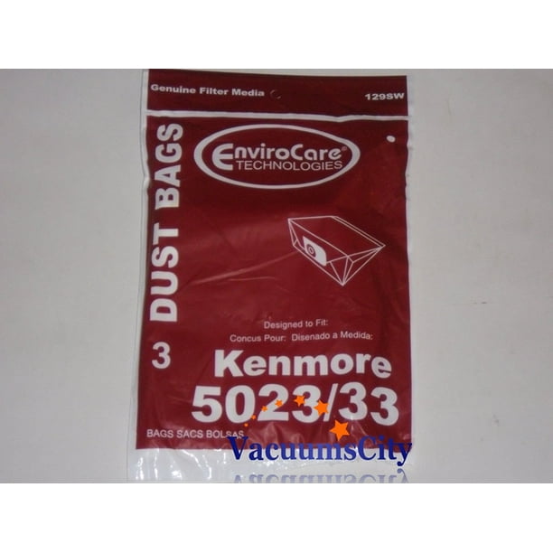 Type E Vacuum Cleaner Bags for Kenmore 5023 5033 20-5033 Canister Vacuum 3 